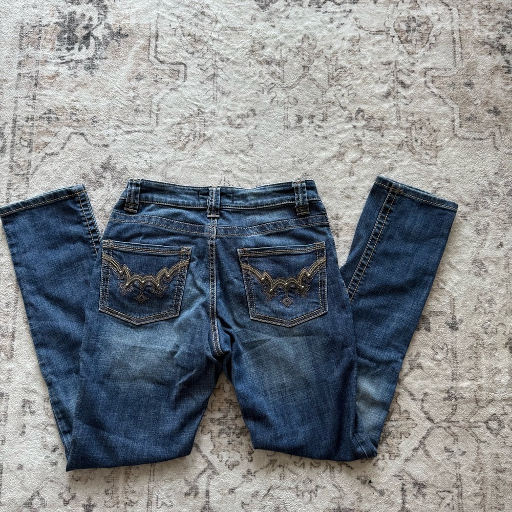 2000s y2k embroidered grunge mallgoth blokecore jeans